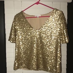 Socialite sequin top